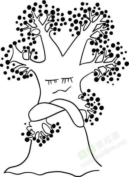 幼儿树的手绘简笔画集