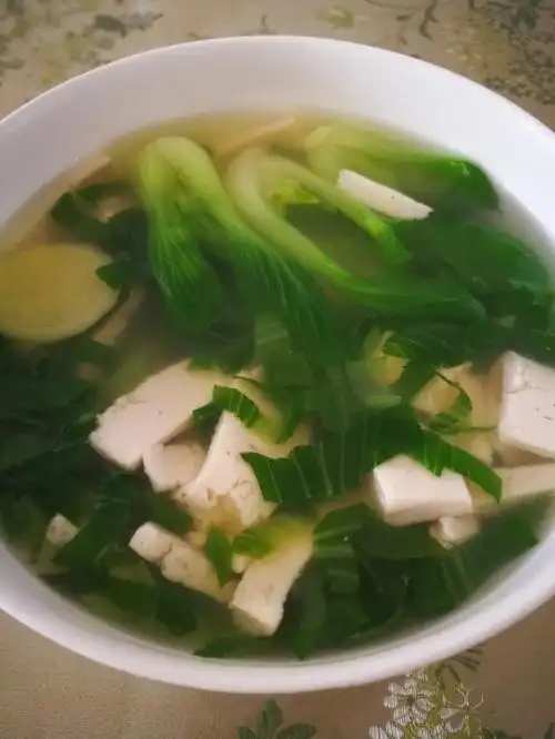 青菜豆腐汤
