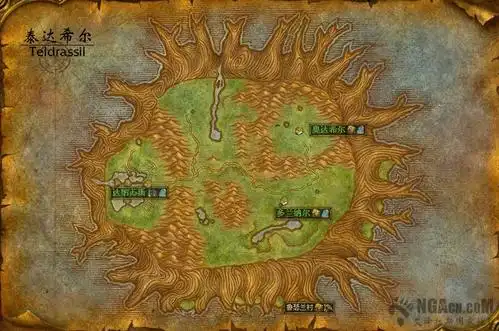 世界地图-卡利姆多-泰达希尔