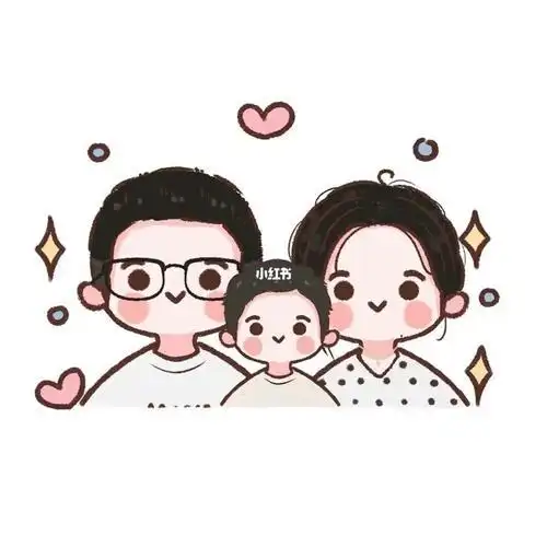 可爱幸福的一家三口9869996996简笔画一家三口简笔画图片大全一家三口