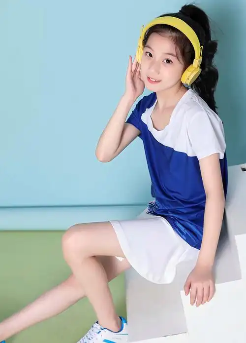 儿童羽毛球服套装女童裤裙速干乒乓球训练服男童小学生网球服定制 266