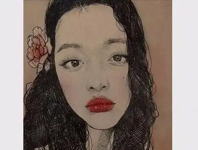 插画师soovin笔下的崔雪莉