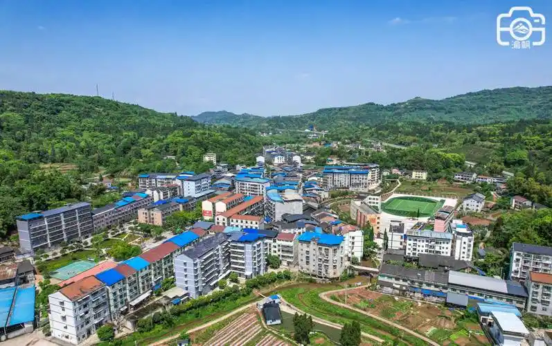 原创潼南铜梁大足交界的五桂镇镇区不大却有重庆首个的金丝楠木园