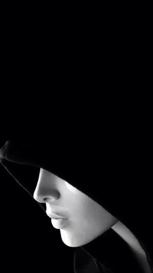 女生头像 壁纸 欧美 黑白