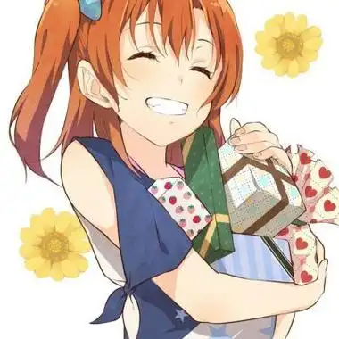 爱笑的二次元女孩卡通动漫头像