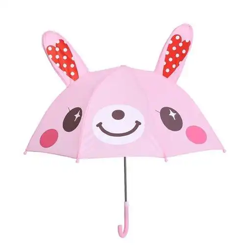 雨伞伞公主小童童雨伞儿童伞爱卡通造型女生小白兔伞