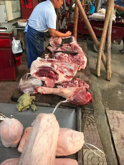 猪肉摊