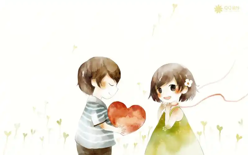 qq爱情卡通情侣壁纸