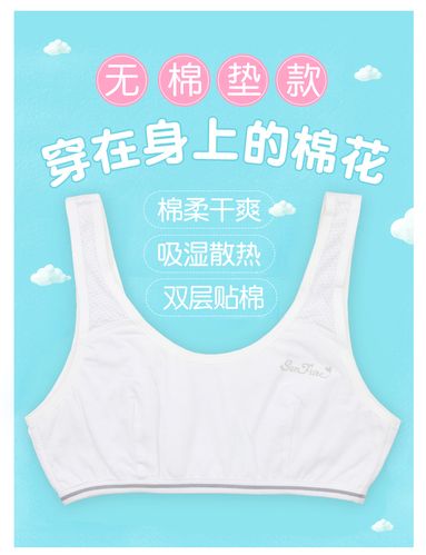 少女内衣女童发育期文胸小学生初中生儿童小背心14岁女生一阶段