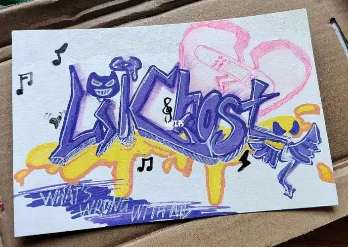 涂鸦字母lilghost小鬼王琳凯6更