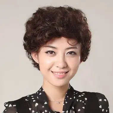 满头烫什么卷发好看 老式满头烫发图片