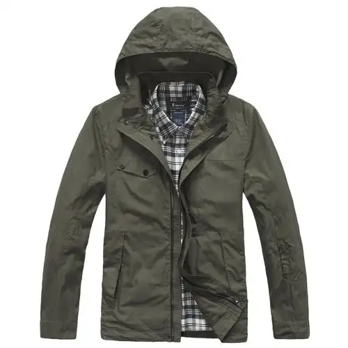 2013春装新款 男士户外休闲可脱卸连帽防风夹克外套