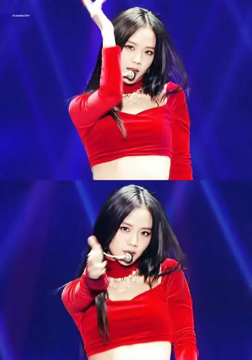 金智秀#  绝美红衣秀,永远的名场面top1#朴彩英