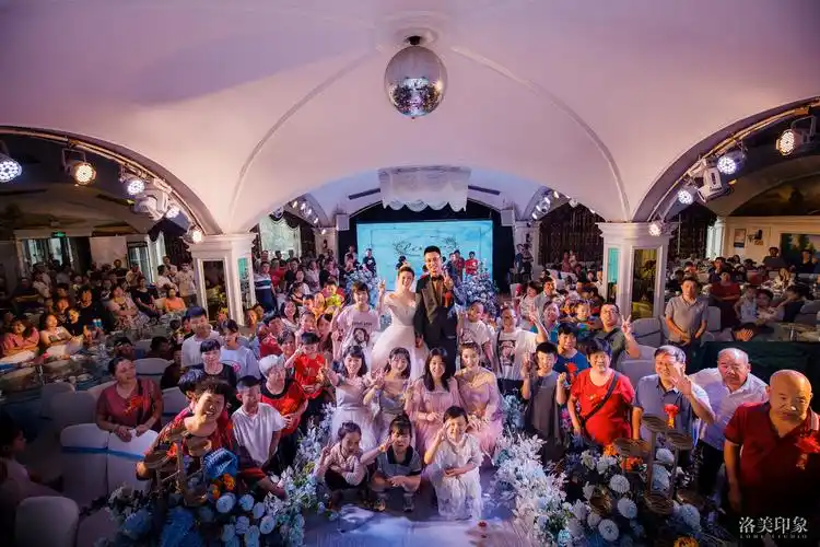 婚礼现场大合影