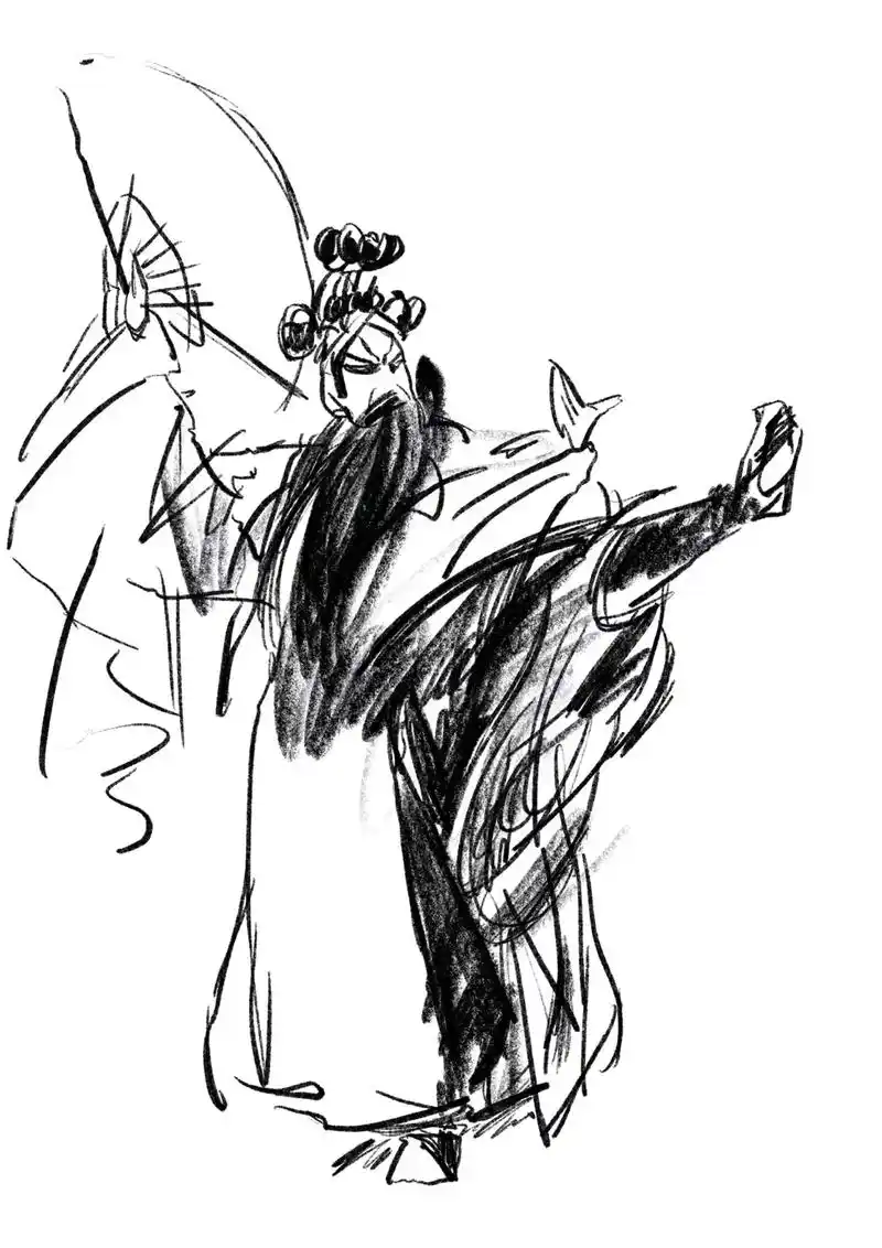 京剧 #速写 #速写人物 #中国传统 #国粹 #临摹 - 抖音