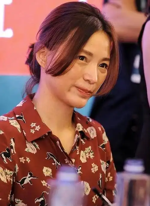 董卿素颜仍比村妇要漂亮得多但跟舞台反差大叉腰站立没书卷气