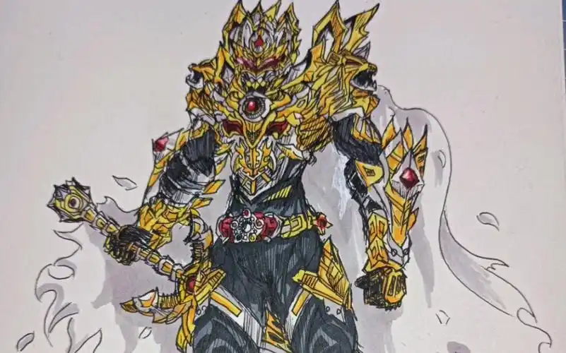 【手绘】自设铠甲勇士帝皇侠