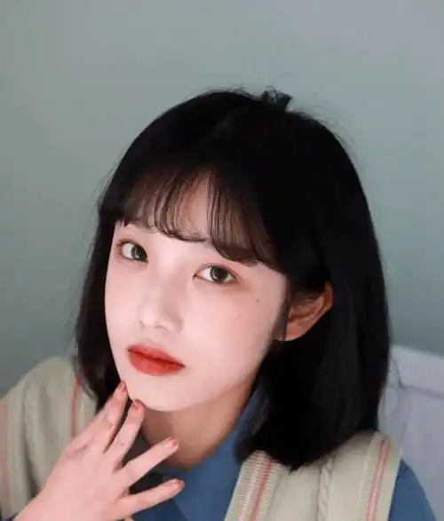 "学生头",免打理,好减龄.剪!_刘海