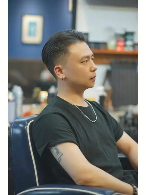 自然款背头男士发型参考6060