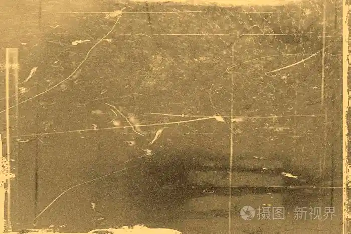 旧照片纹理有污渍和划痕.复古和古董艺术概念.