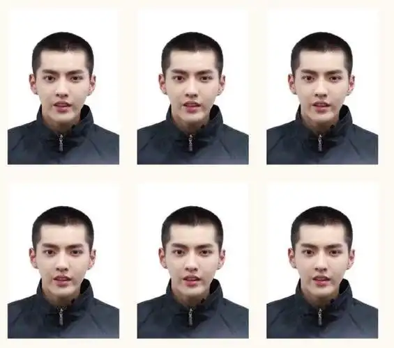 吴亦凡饭制证件照合集 天神三百六十度无死角脸在线狙击