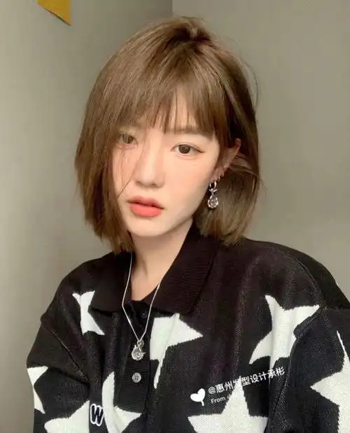 这个短发发色我太了适合夏季发色