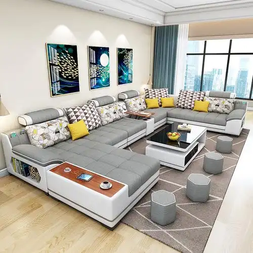 科技布沙发小户型客厅新款贵妃家具