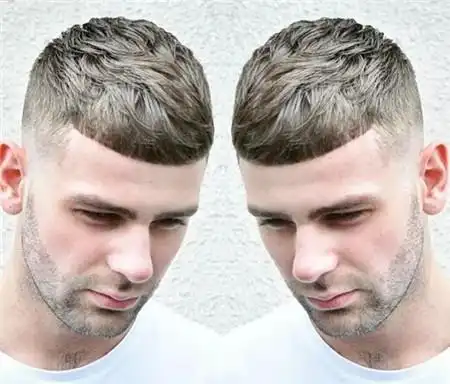 男生短发"盖盖头" 后脖两边铲光_发型站_最新流行发型设计发型图片与