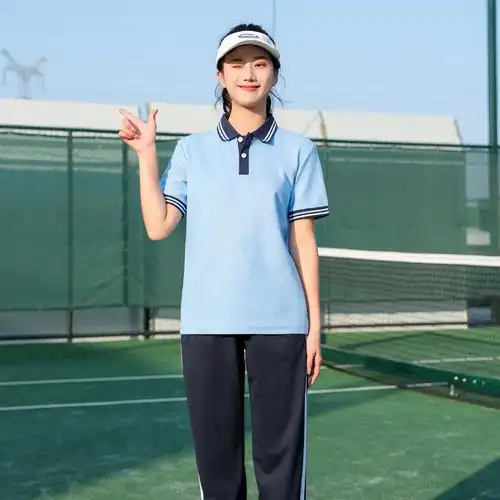 夏季校服套装中学生学院风高中生班服初中生短袖运动会毕业照服装