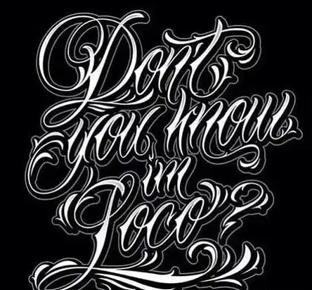 西海岸花体字来一波手稿赏析.纹身不仅是图案可以定制