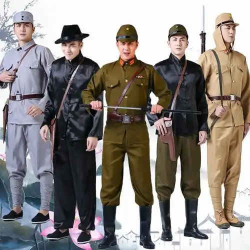 日本兵军官大佐军装汉奸服翻译官鬼子进村年会喜剧小品表演出服装