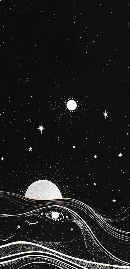 黑色壁纸分享神秘感