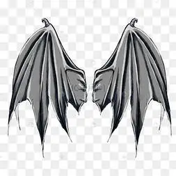 黑色恶魔魔鬼翅膀