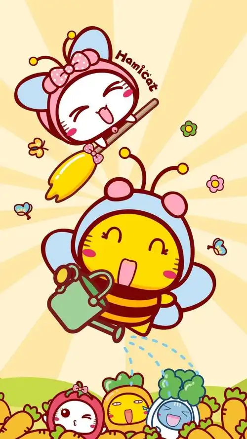 摩丝摩丝可爱卡通快乐劳动节,高清图片,手机锁屏桌面-壁纸族