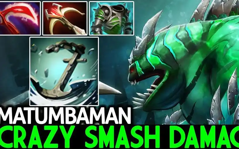 【dota2】matumbaman 锚击 暗灭大炮 这个物理潮汐有点东西啊!