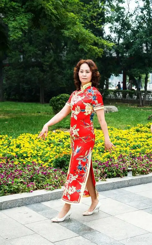 老年旗袍也疯狂(3)-中关村在线摄影论坛