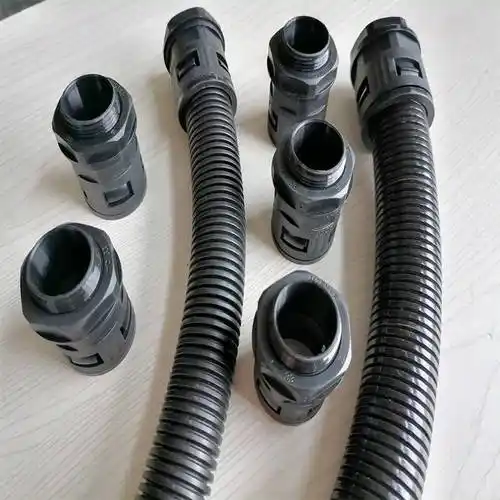 机床机械塑料波纹管快插接头ad545m50软管快速直接头规格全