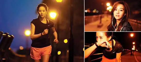 张钧甯是不折不扣的"跑步达人",参加过2011年的旧金山半程马拉松,跑过