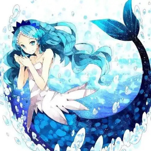 画十二星座美人鱼白羊座