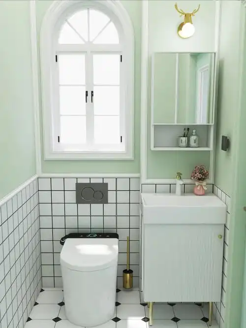 简约欧式风格小浴室小尺寸浴室柜