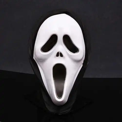 万圣节恐怖鬼脸面具cos化妆舞会道具整人惊声尖叫魔鬼骷髅面具