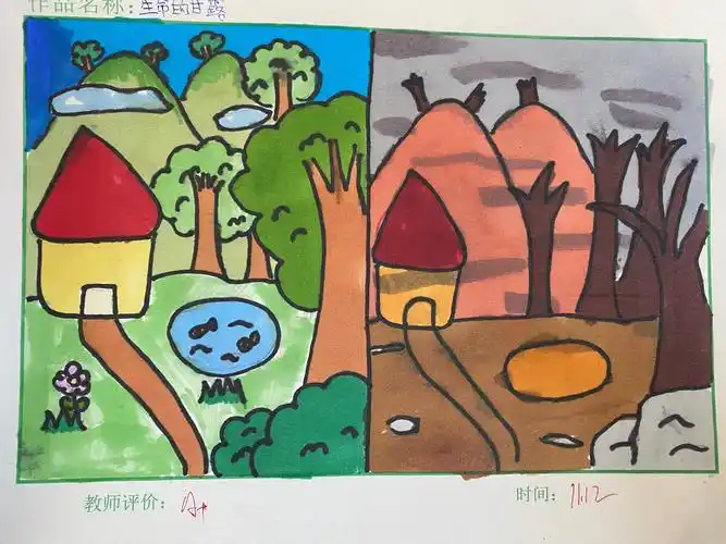 青州市实验小学高年级美术作品欣赏