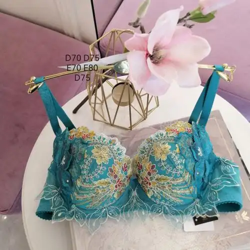 华歌尔salute塞纳河畔刺绣蕾丝文胸