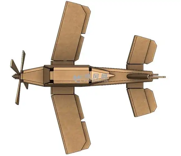 纸板飞机模型