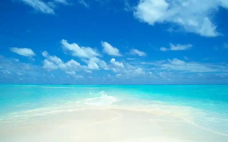 碧海蓝天唯美风光图片电脑壁纸