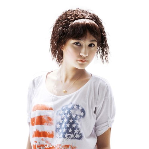 娇滴(cutie) 娇滴滴假发女 玉米烫假发套短发个性帅气发型 女生时尚