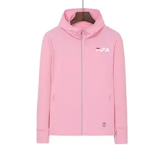 feiler黛斐乐file防晒衣女短款透气防紫外线带帽薄款外套防晒服