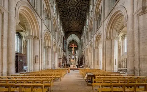 经典欧洲教堂大厅