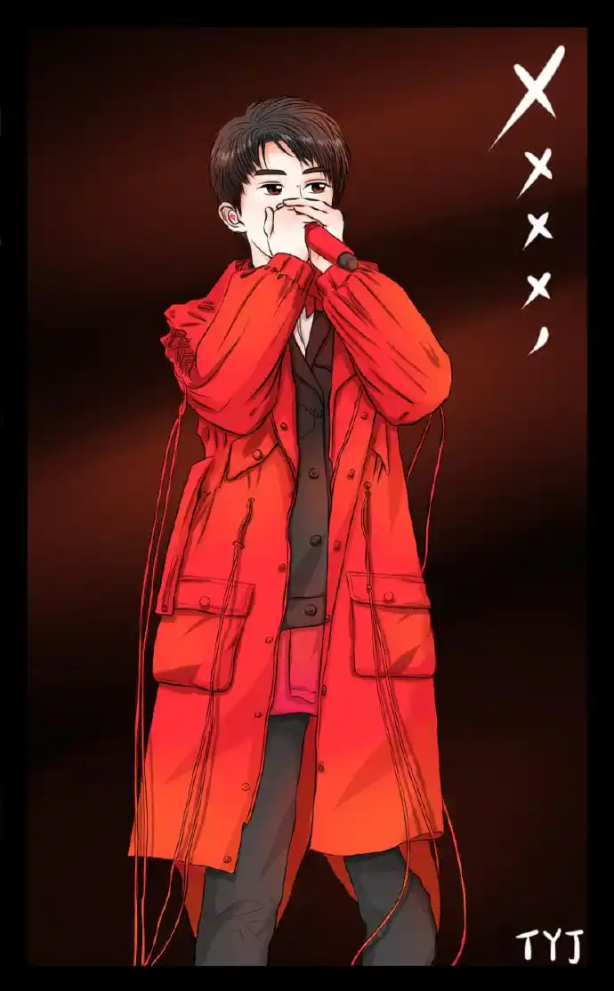 易烊千玺手绘壁纸高清图,千玺超帅手绘图集