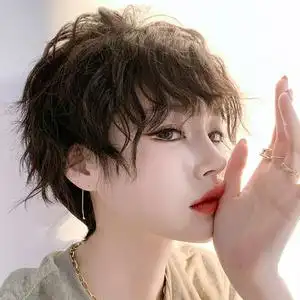 卷发假发女夏短发仿真全头套式减龄锡纸烫光头自然化疗后女士时尚